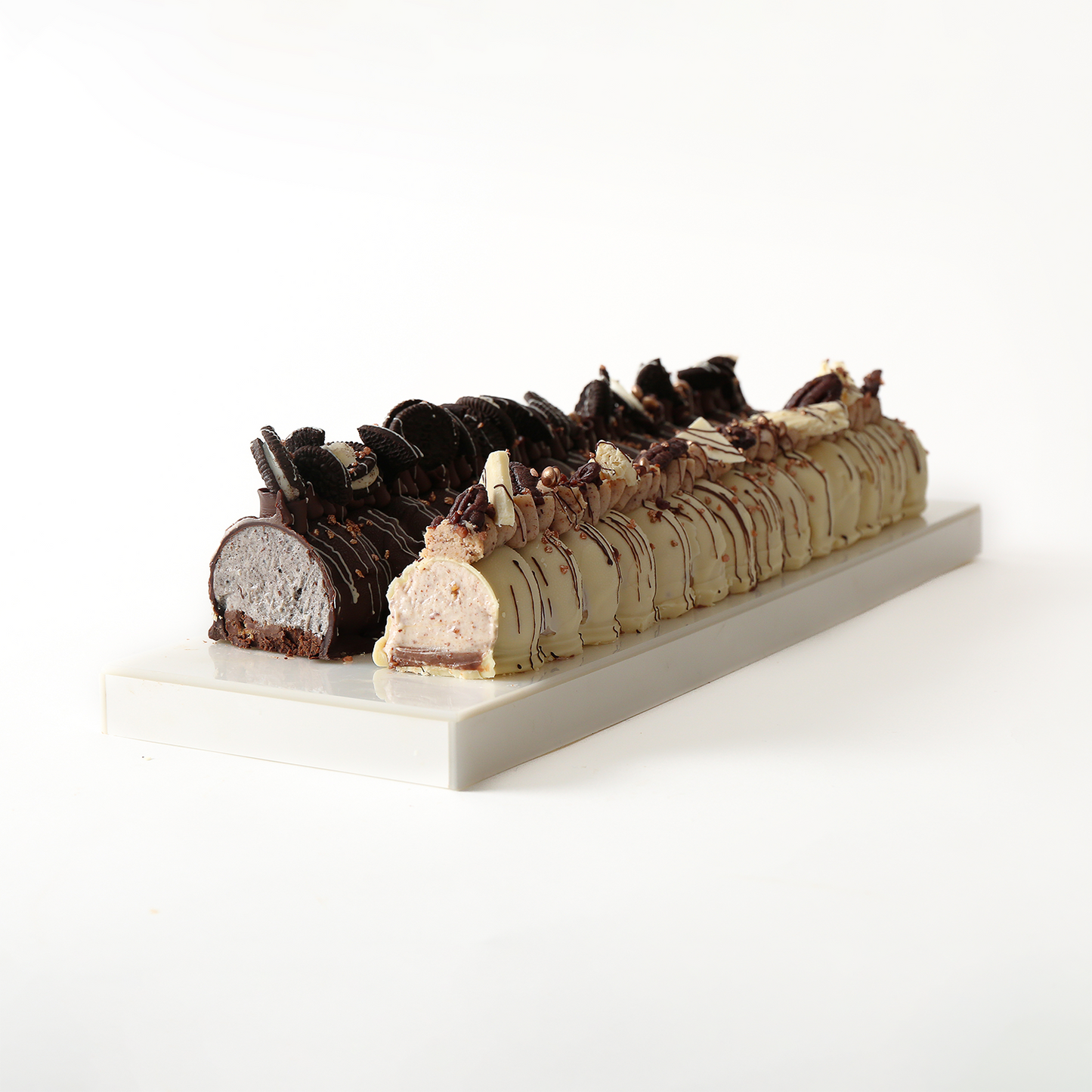 Cheese Mousse Logs