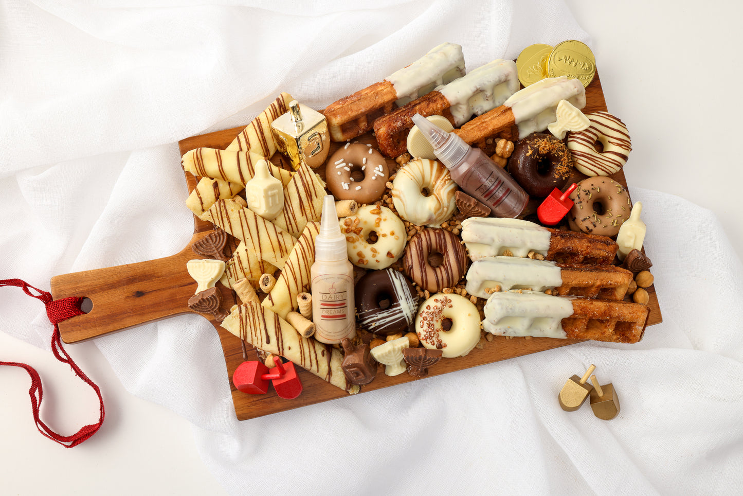 Chanuka Party on a Board